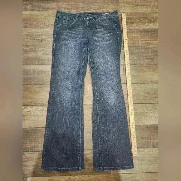 Tommy Hilfiger Women's American Freedom Modern Rise Bootcut Blue Jeans Size 10 - Picture 1 of 6